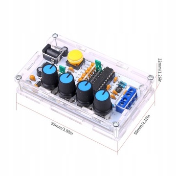 ГЕНЕРАТОР СИГНАЛОВ DIY KIT MAX038 1 Гц-20 МГц