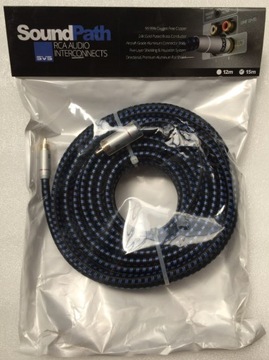 Кабель сабвуфера SVS Soundpath RCA-RCA 12 м