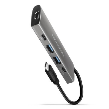 Wieloportowy hub 2x USB-A + 2x USB-C + HDMI USB-C 3.2 Gen 2 10Gbps, PD 60W