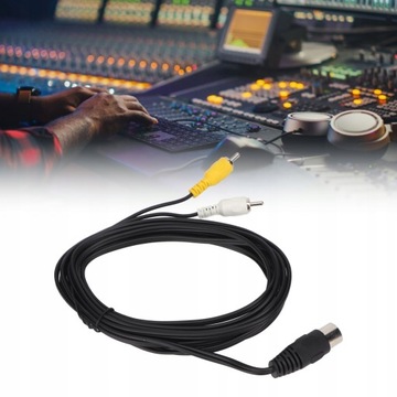 Профессиональный кабель DIN 8Pin — 2RCA