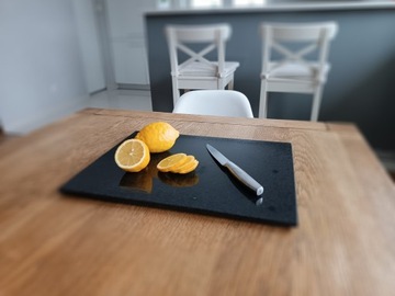 Гранитная разделочная доска Black Basalt 20x30см