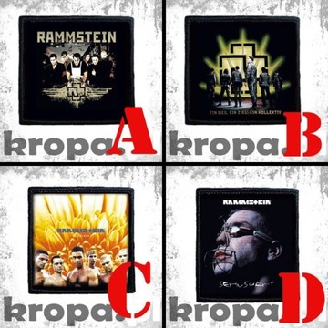 Нашивка RAMMSTEIN 10 х 10 см. Множество дизайнов!
