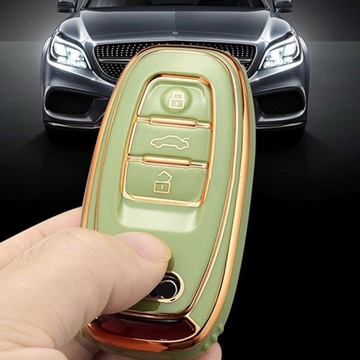 Skórzane etui Do Audi A6 A8 A3 brelok na kluczyk