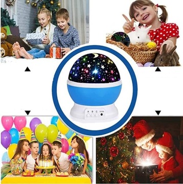 PROJEKTOR GWIAZD LAMPKA NOCNA LED RZUTNIK NIEBA