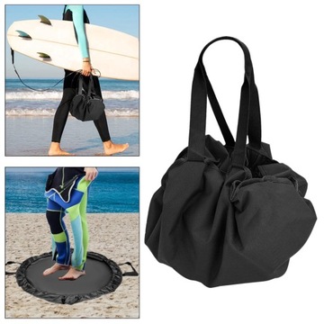 Коврик для пеленания гидрокостюма для серфинга, водонепроницаемая сумка для гидрокостюма для серферов, 86 см, черный