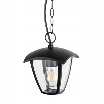 LAMPA ZEWNĘTRZNA OPRAWA OGRODOWA WISZĄCA E27 IP44