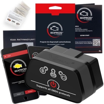 Program SDPROG Interfejs iCar 2 WIFI OBD2 ELM327