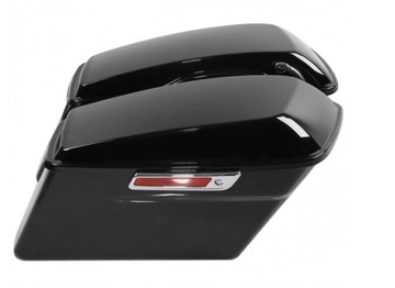 Комплект боковых кофров Harley Davidson Touring 2014-2024, черный глянцевый