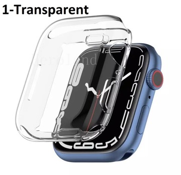 ЧЕХОЛ ДЛЯ APPLE WATCH 7/8/9 41 мм/45 мм РАЗНЫЕ ЦВЕТА СИЛИКОНОВАЯ ЗАЩИТА КОРПУСА