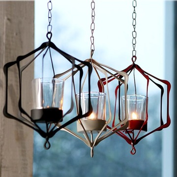 Геометрический 3D подсвечник