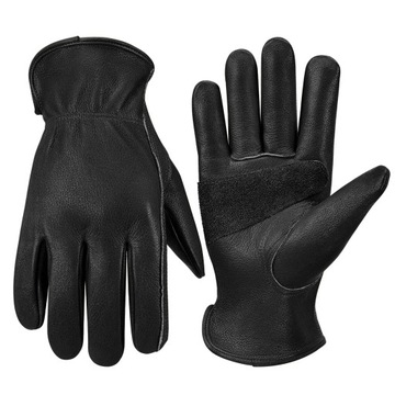 OZERO Retro Motorcycle Gloves Touchscreen Motorcyclist Gloves Full Finger B