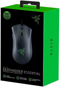 Myszka przewodowa Razer DeathAdder Essential sensor optyczny