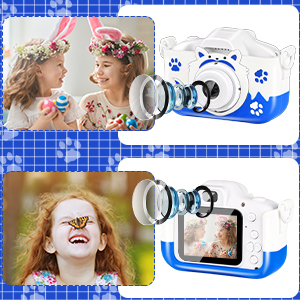 ЦИФРОВАЯ КАМЕРА ДЛЯ ДЕТЕЙ 12MPX СЕЛФИ WILK + SD