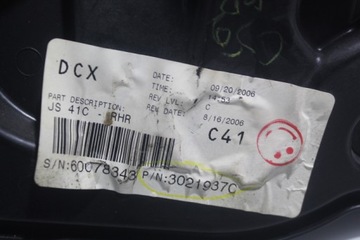 MECHANIZMUS SKEL PRAVÝ ZADNÍ CHRYSLER SEBRING III