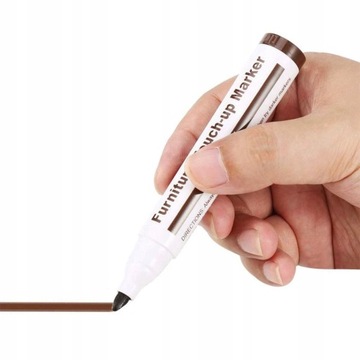 Большой ремкомплект для панелей, мебели, дерева, 25 элементов, воск+маркер.