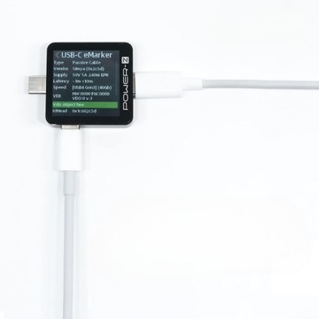 Портативный тестер порта USB C QC5.0 PD3.1 ChargerLAB Power-Z KM003C