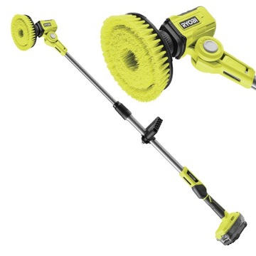 ВРАЩАЮЩАЯСЯ АККУМУЛЯТОРНАЯ ЩЕТКА RYOBI ТЕЛЕСКОПИЧЕСКАЯ СТРЕЛКА 18 В R18TPS SOLO