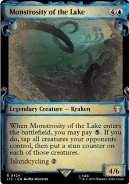 MTG Monstrosity of the Lake (V.1) LTRH Rare