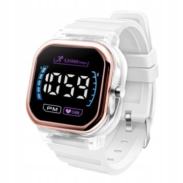 Children Electronic Watch LuminousWaterproof Squar