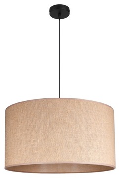 LAMPA WISZĄCA SUFITOWA ŻYRANDOL ABAŻUR JUTA 40cm
