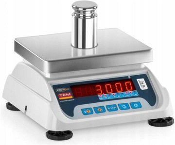 WAGA SKLEPOWA LEGALIZACJA 3KG/1G TEM LED03T-PLS-B1