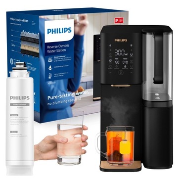 Dystrybutor filtr wody PHILIPS ADD6920BK/10 RO odwrócona osmoza gorąca woda