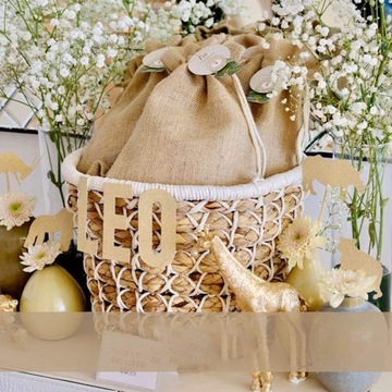 ДЕКОРАТИВНЫЕ ДЖУТОВЫЕ СУМКИ 10Х14см 30 ШТ.