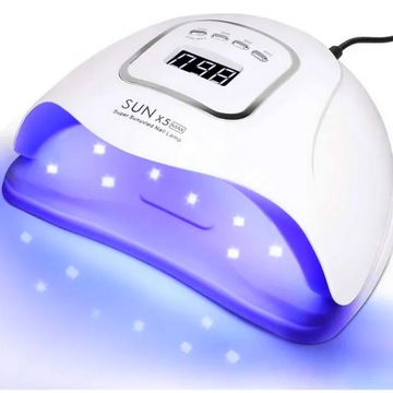 LAMPA DO PAZNOKCI UV LED 80W DO HYBRYD ŻELI MOCNA HYBRYDY SUN X5 MAX LCD