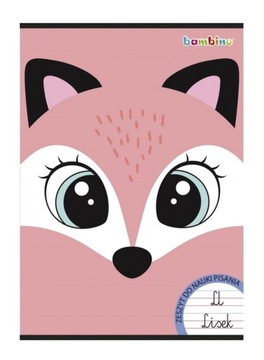 zeszyt A4 3 linie 32 kartkowy BAMBINO LIS 4718