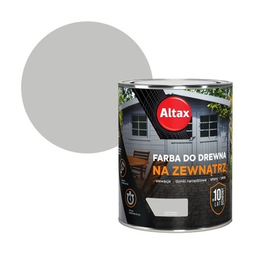 ALTAX FARBA DO DREWNA 0,75L SZARY PÓŁMAT