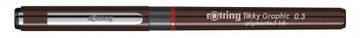 ELEGANCKI CIENKOPIS TIKKY ROTRING 0.3 TUSZ CZARNY