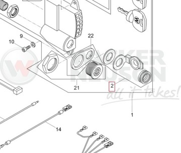 Wacker DPU3750 Hatz 50602001 Замок зажигания