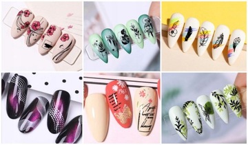 Радужный силиконовый гель для ногтей для украшения французской живописи