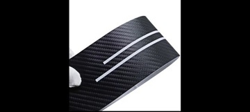 Защитные наклейки TOYOTA на пороги, 4 шт. Карбон