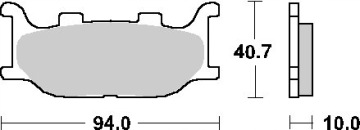 Тормозные колодки SBS Yamaha XJ 600 S Front