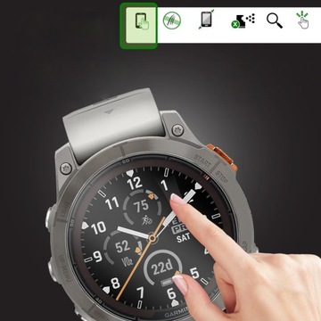 2 защитных стекла из закаленного стекла для Garmin fenix 8–51 мм, AMOLED