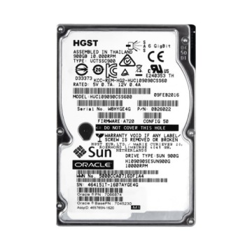 Sun 7066874 7045230 900GB 10K 64MB SAS-2 2.5" H109090SESUN900G