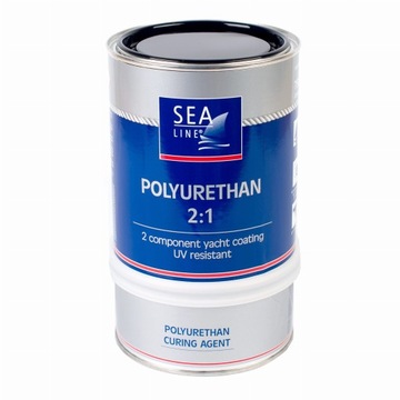SEA-LINE FARBA JACHTOWA POLIURETANOWA CZARNA - 0,7