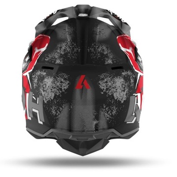 ШЛЕМ AIROH WRAAP ALIEN RED MATT ДЛЯ CROSS ATV R.M