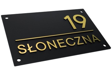 Адрес -таблица из плексиглаторов.