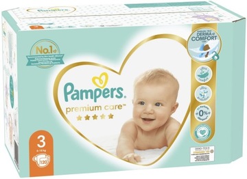 PAMPERS PREMIUM CARE 3 (MIDI 6-10kg) - 120 sztuk