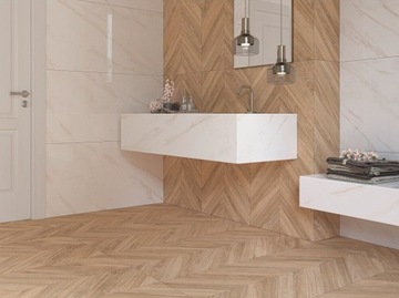 Экокерамическая плитка из керамогранита Клен Луара матовая 60Х120 2шт/ 1,44М2