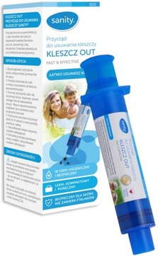 KLESZCZ OUT Przyrząd do usuwania kleszczy, jadu