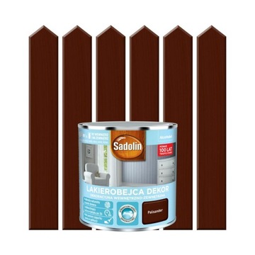 SADOLIN DEKOR Lakierobejca wodna 0,25l palisander