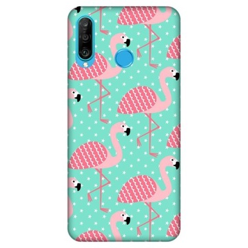 Etui na telefon Huawei P30 Lite flamingi