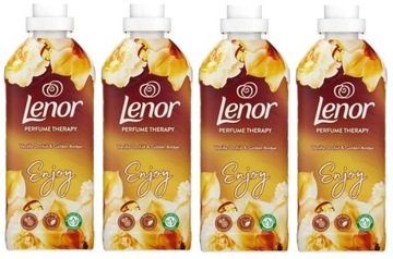 LENOR płyn do płukania zestaw 4szt ENJOY GOLD Vanilla Orchid & Golden Amber