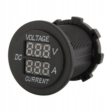 DC 12-24V LED MOTOCYKLOWY WOLTOMIERZ AMPEROMIERZ