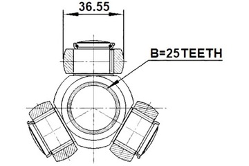 FEBEST TRIPOID HYUNDAI TUCSON 04 -OCT.2006 2004- [GEN]
