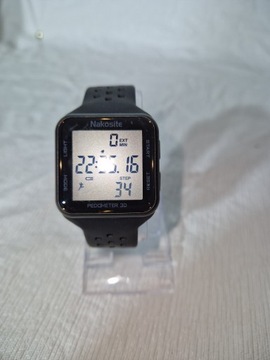 NAKOSITE zegarek unisex czarny pedometr 3d
