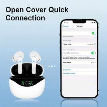 Беспроводные наушники LIFEBEE True с шумоподавлением ENC, наушники-вкладыши
